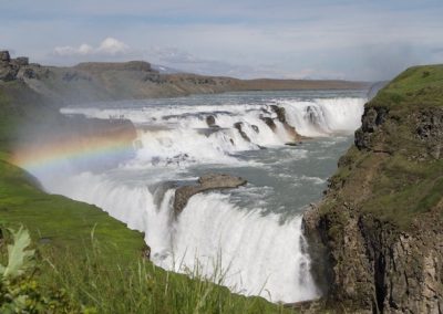 Gullfoss is one of Iceland most famous waterfalls